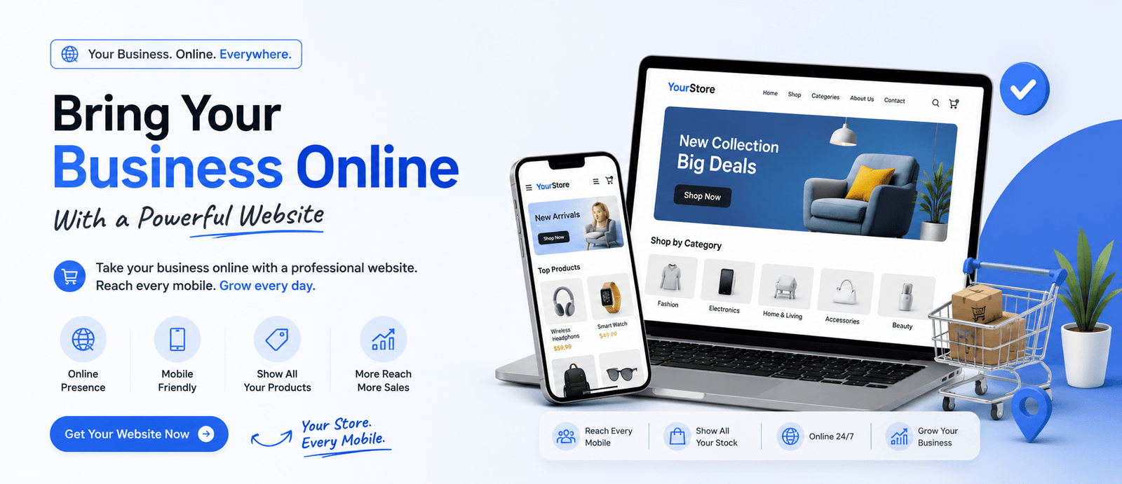 Bring your business online with Xpandiva